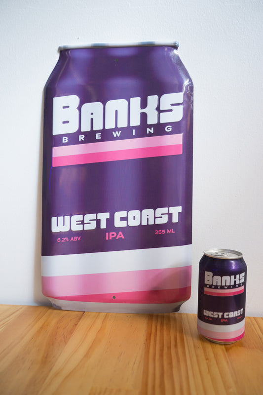 METAL SIGN (WEST COAST CAN)