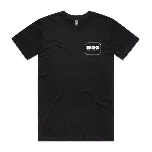 BANKS GOOD TIMES SINCE POCKET TEE  BLACK