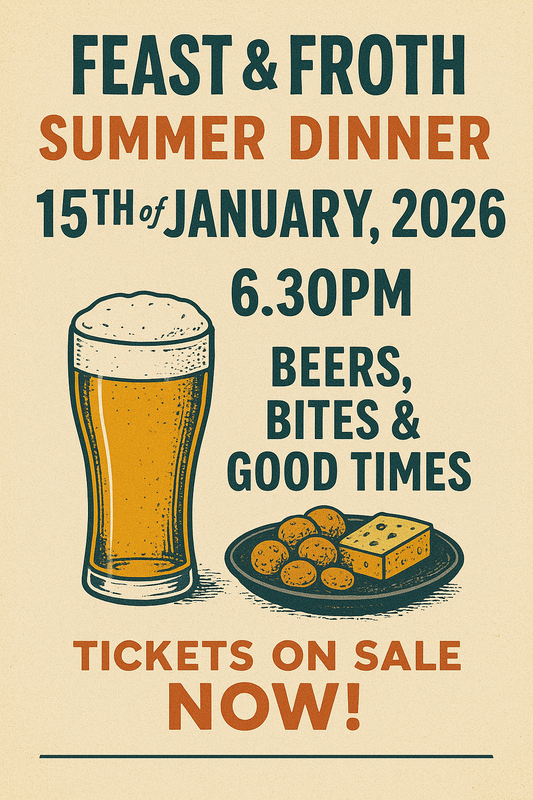 Feast & Froths Ticket - Cold Beer, Fine Food & Good Times
